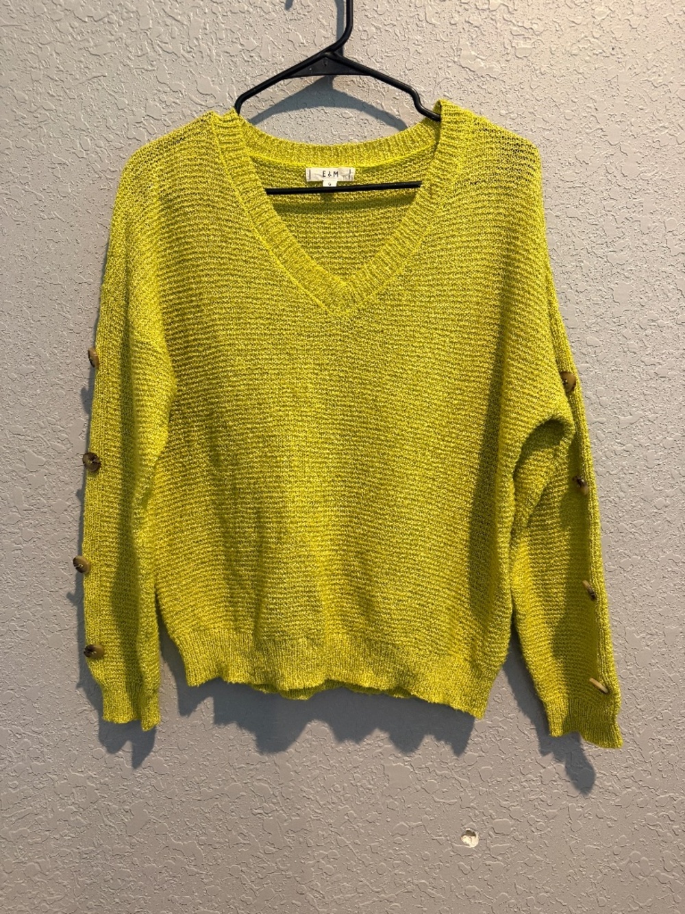 V Neck Sweater - Size S Like New